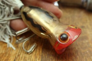 台座なし 反射板 SUPER レア! ARBOGAST HULA POPPER アーボガスト フラポッパー 検) HEDDON 道楽 ザウルス BALSA50 ハトリーズ 昭和釣人に