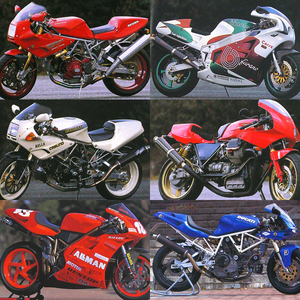 雑誌　ドゥカティ916SPS DUCATI 900SL 900SS M900 モトグッチルマン 1000 ビモータ YB8 500V デュエ bimota SB6