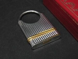 ■美品■ Cartier カルティエ キーリング キーホルダー チャーム メンズ レディース シルバー系 AP9748