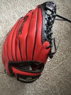 SPALDING 赤 野球グローブ キッズ