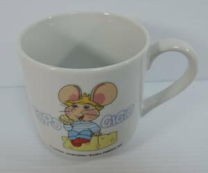 ☆01S　昭和レトロ■トッポジージョ　マグカップ　陶器製■MARIA　PEREGO　1988/日本アニメーション/TOPO　GIGIO　