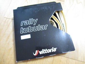 Vittoria 　Rally　Tubular　23-28（幅23mm）　 310g　　 Black/Para　　 新品未使用