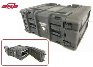 送料無料【米軍放出品】SKB ハードケース フレーム付 ラックマウントケース 2面開閉 ツールボックス 輸送ケース (220)HG5DK-W#24