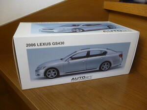 希少・新品・未開封／1/18　2006　レクサス　GS430　1台／オートアート AUTOart LEXUS