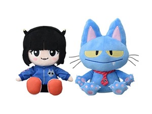 SEGA あのちゃんの電電電波♪ Anochan no DenDenDenpa♪ あのちゃん ＆ 猫のササキ Anochan & Neko no Sasaki ぬいぐるみ Plush Toy 2p 