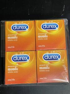 【送料無料】早漏防止 コンドーム Durex sensation condom イボ付 4箱(12枚)