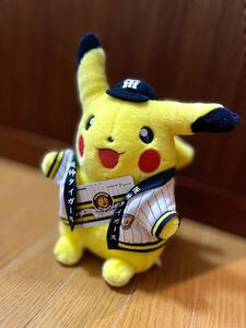 ポケモン　ぬいぐるみ　人形 ピカチュウ～　阪神タイガース　記念Ver　TOMY製　創立 50周年記念　テレホンカード　コレクション　野球