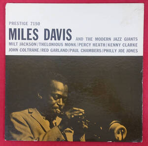 極美! US Prestige PRLP 7150 オリジナル Modern Jazz Giants / Miles Davis NJ/DG/RVG