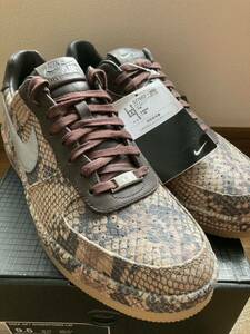 国内タグ付 新品 NIKE AIR FORCE 1 DOWNTOWN LW PYTHON 577657-200 エアフォース ダウンタウン 蛇 パイソン