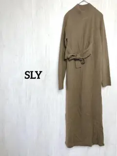 SLY WAIST TIE LONG ワンピース スライ　H