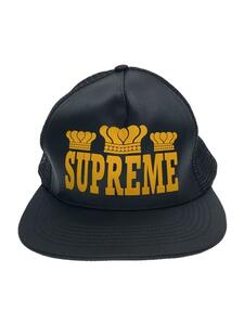 Supreme◆メッシュキャップ/FREE/BLK/メンズ