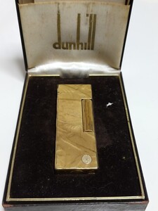 ダンヒル ガスライター dunhill ライター ゴールド 喫煙具 喫煙グッズ ローラー式 ゴールドカラー US