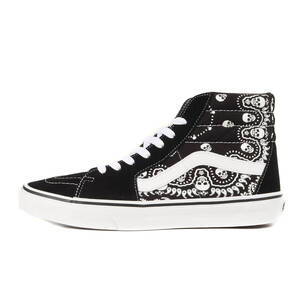 新品同様 VANS バンズ サイズ:26.5cm SK8-HI BANDANA スケート ハイ バンダナ ブラック 黒 US8.5 ハイカット スニーカー シューズ 靴