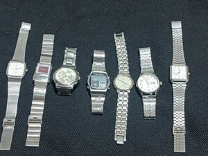 腕時計　ジャンク品　おまとめ7点　SEIKO/セイコー WIRED/ワイアード　CITIZEN/シチズン　CASIO/カシオ　デジアナ クォーツ