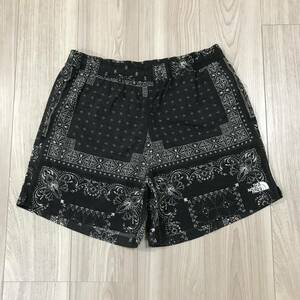 L NORTH FACE Novelty Versatile Short ノースフェイス バーサタイル ショーツ ショートパンツ ノベルティ バンダナ ペイズリー ブラック 7