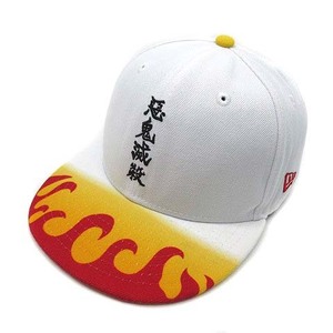 ニューエラ NEW ERA 59FIFTY 鬼滅の刃 煉獄杏寿郎 キャップ 帽子 ホワイト 白 6 3/4 53.9cm 子供用 キッズ