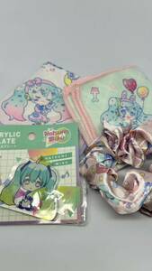 初音ミク ハンカチ シュシュ アクリルプレート