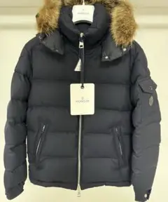 未使用に近い美品 MONCLER モンクレール ファー付 モンジュネーブル 0