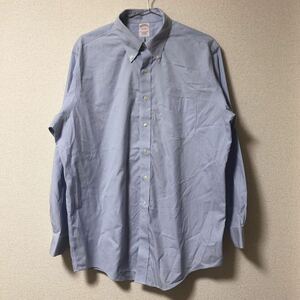 ブルックスブラザーズ　長袖シャツ　ワイシャツ　ボタンダウン　水色　17サイズ　XLサイズ