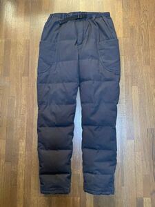 GRIP SWANY （グリップスワニー） FIREPROOF DOWN CAMP PANT（ファイアプルーフ ダウンキャンプパンツ） GSP-56 ブラック　サイズM