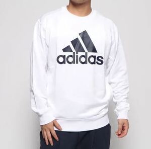 【adidas】アディダス メンズ トレーナー Mサイズ White