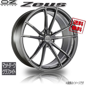 OZレーシング ゼウス マットダークグラファイト 20インチ 5H120 10.5J+35 1本 72.56 業販4本購入で送料無料