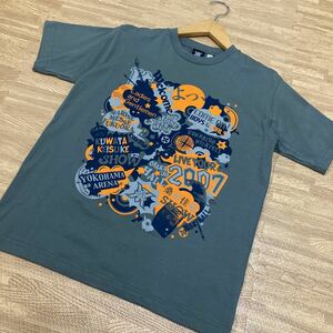 72 サザンオールスターズ　桑田佳祐　SHOW 2007 ライブツアー　Tシャツ　半袖　ソロ　LIVE TOUR クルーネック　バンT 0810S