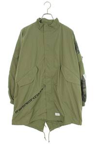 ダブルタップス WTAPS 20SS 201WVDT-JKM01 サイズ:1 コットンウェザーフィッシュテールコート 中古 BS99