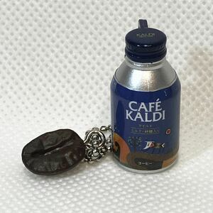 24-9【ミニチュア・未使用】 KALDI カルディコーヒーチャーム ミニチュアチャーム ②ボトル缶コーヒー マイルド