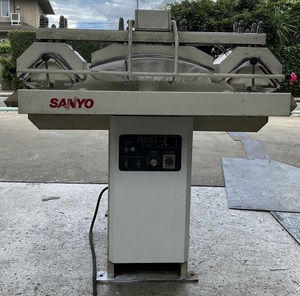 業務用 クリーニング カラーカフス仕上機　プレス機　collar cuff　PRESSES　MACHINE　SANYO　AQUA　サンヨー　SCI-2851