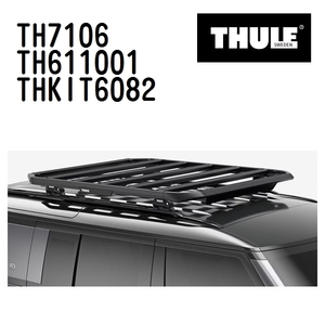 THULE ベースキャリア セット TH7106 TH611001 THKIT6082 送料無料