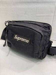 【supreme シュプリーム】 19ss shoulder bag ショルダーバッグ ウエストバッグ ブラック ストリート 2409oki k