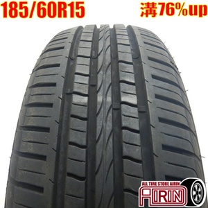 中古タイヤ 185/60r15 タイヤ モモ アウトラン M2 1本 単品 シエンタ ベルタ ヴィッツ グレイス 中古 15インチ