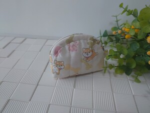 ★★★ ハンドメイド 　ミニポーチ 【しばちゃん　柴犬】　コインケース　★★★