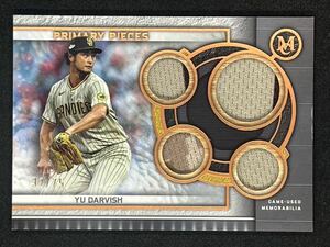 75枚限定 2023 Topps Museum Collection ダルビッシュ有 Patch Relic パッチ レリック /75 Yu Darvish Game Used パドレス