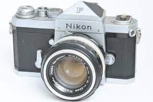 【外観特上級】Nikon F アイレベル / 非Ai NIKKOR-S Auto 50mm F1.4　#s6761