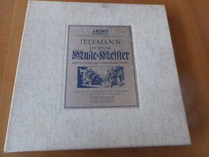 独アルヒーブ盤5枚組ウルザーマーコレギュウムの テレマン忠実な音楽の師(全曲)テレマン指定の古楽器で全曲録音した歴史的意義も高い名盤