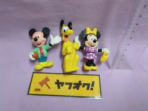 海外　ディズニー　ミッキー&フレンズ　ミッキー　フィギュア　PVC ミニー　プルート