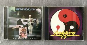 ♪【 CD 】 2枚 セット 試聴確認済 ♪ Dokken ドッケン SHADOWLIFE DOKKEN シャドウライフ 国内盤 ロゴステッカー付 HARD ROCK ☆