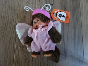 セキグチ ふた子のモンチッチ モンチッチ キーチェーン ちょうちょ 蝶 萌趣趣 MONCHHICHI Sekiguchi Key Chain Butterfly Figure 