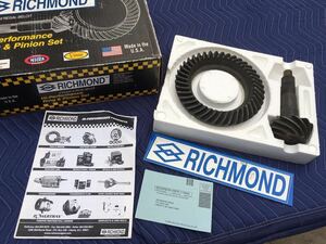 ★GM 12ボルトデフ用 リング&ピニオン セット ギア比3.73 Richmond Gear 49-0039-1 ベアリングセット オーバーホール シェベル エルカミ