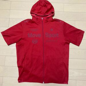  DESCENTE デサント MOVE SPORT 半袖 ジャージジャケット　サイズXO