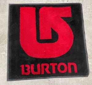 BURTON バートン 玄関マット ドアマット 非売品 サイズ約89.5x89.5cm 中古