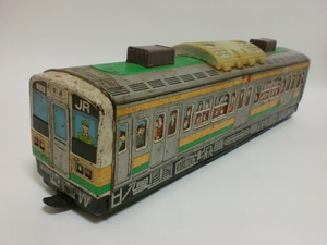 【ジャンク品】 イチコー ブリキ 電車 JR 普通 クハ 204-153