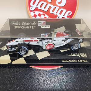 MINICHAMPS 1/43 B.A.R Honda Show Car Takuma Sato 2005 LUCKY STRIKE 400050074 佐藤琢磨 ミニチャンプス BAR ホンダ ラッキーストライク