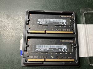 【Apple純正メモリ・4GB×2枚＝8GBセット】 Micron PC3L-12800S-11-11-B2 MT8KTF51264HZ-1G6E2×2枚