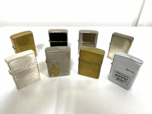 【L96038】　ライター　8点セット　Zippo　ジッポー　一部火花確認済み　ケース無　中古品　ジャンク品　経年保管品