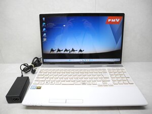 ☆1円☆第8世代☆富士通☆LIFEBOOK AH53/B3☆Core i7 1.80Hz/8GB/1TB/BD/高解像度/無線/Bluetooth/カメラ/Office/Win11 DtoD領域☆