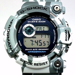 美品 箱付 G-SHOCK GW-200CF-7 ブラジリアン フロッグマン カモフラージュ タフソーラー 毒蛙EL 迷彩 2004年3月発売 【ITS7C7XUYWF8】