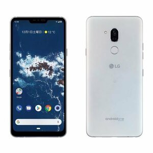 未使用 標準セット SIMフリー Android One X5 ミスティックホワイト Y!mobile SIMロック解除済み スマートフォン